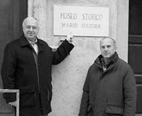 Il sindaco Vaccari con Mario Gris