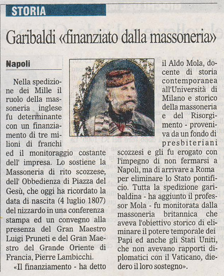 Garibaldi e la Massoneria