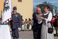 Benedizione  <br />del 1° Reggimento Kaiserschützen