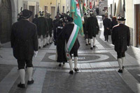 Schizzeri sfilano a Calliano