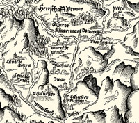 mappa del Tirolo
