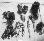 Alcuni oggetti appartenuti al soldato